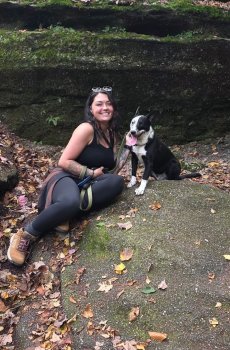 Phil and mom taking a break